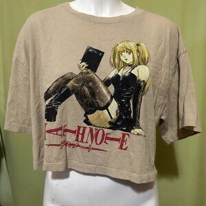 Deathnote Women's Brown T Shirt Size Large
